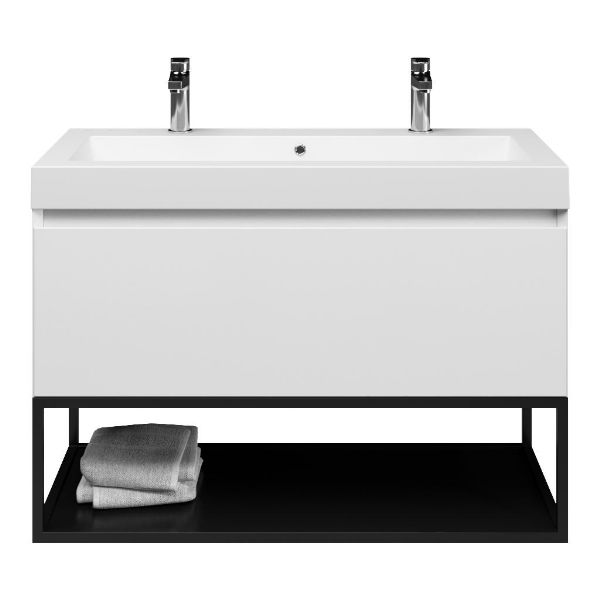 Slagter Juno/hexia/arezzo-q xl badmeubel 100x46 cm