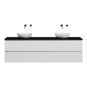 Slagter Ziva/xylo badmeubel 200x46 cm met Solero XL waskom greeploos