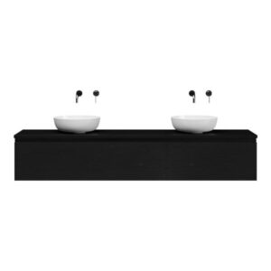 Slagter Juno/xylo badmeubel 200x46 cm met Solero XL waskom greeploos