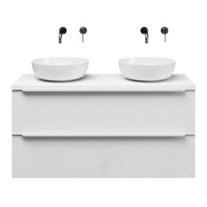 Slagter Viva/xylo badmeubel 120x46 cm met Solero XL waskom met greep