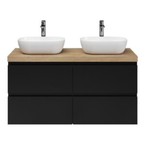 Slagter Ziva/xylo badmeubel 120x46 cm met Solero waskom greeploos